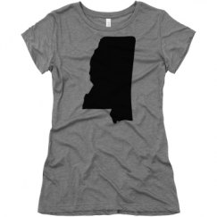 Ladies Slim Fit Super Soft Triblend Tee