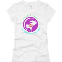 Ladies Slim Fit Basic Promo Jersey Tee
