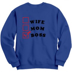 Unisex Film and Foil Crewneck Sweatshirt