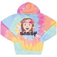Unisex Tie-Dye Fleece Hoodie