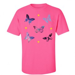 Unisex Ultra Cotton Safety Neon Crewneck Tee