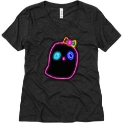 Ladies Relaxed Fit Super Soft Triblend V-Neck Tee