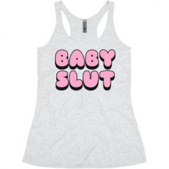 Ladies Slim Fit Super Soft Racerback Triblend Tank