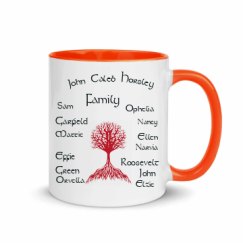 11oz Ceramic Mug with Color Inside