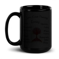 15oz Black Glossy Mug