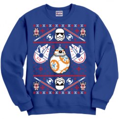 Unisex Film and Foil Crewneck Sweatshirt