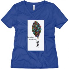 Ladies Relaxed Fit V-Neck Tee