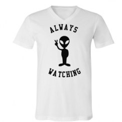 Unisex V-Neck Jersey Tee