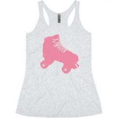 Ladies Slim Fit Super Soft Racerback Triblend Tank