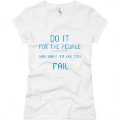 Ladies Slim Fit Basic Promo Jersey Tee