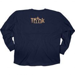 Think Positive Game Day Jersey Gold Logo