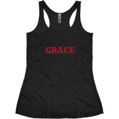 Ladies Slim Fit Super Soft Racerback Triblend Tank