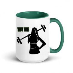 15oz Ceramic Mug with Color Inside