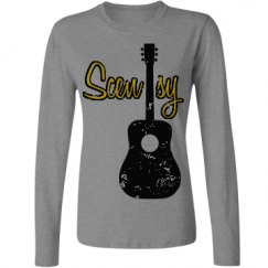 Ladies Relaxed Fit Basic Long Sleeve Tee