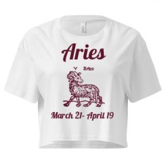 Ladies Festival Cali Crop Top Tee