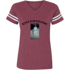 Ladies Relaxed Fit Vintage Sports Tee