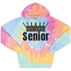 Unisex Tie-Dye Fleece Hoodie