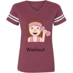 Ladies Relaxed Fit Vintage Sports Tee