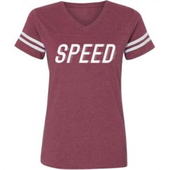 Ladies Relaxed Fit Vintage Sports Tee