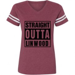 Ladies Relaxed Fit Vintage Sports Tee