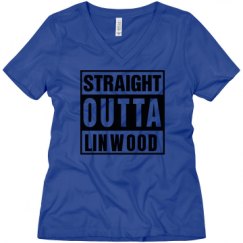 Ladies Relaxed Fit V-Neck Tee