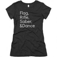 Ladies Slim Fit Super Soft Triblend Tee