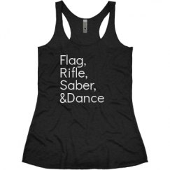 Ladies Slim Fit Super Soft Racerback Triblend Tank