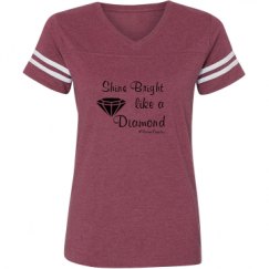 Ladies Relaxed Fit Vintage Sports Tee