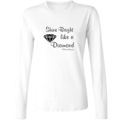 Ladies Relaxed Fit Basic Long Sleeve Tee