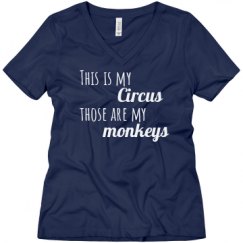 Ladies Relaxed Fit V-Neck Tee