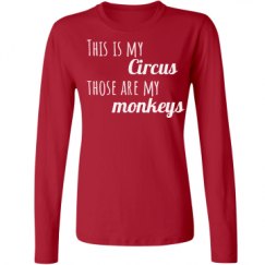 Ladies Relaxed Fit Basic Long Sleeve Tee