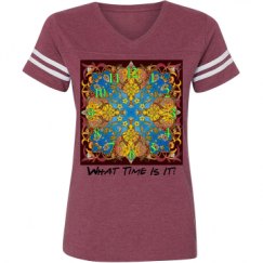 Ladies Relaxed Fit Vintage Sports Tee