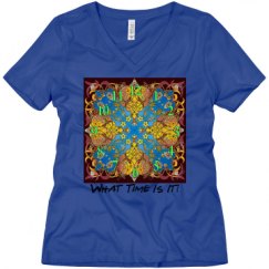 Ladies Relaxed Fit V-Neck Tee