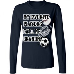 Ladies Relaxed Fit Basic Long Sleeve Tee