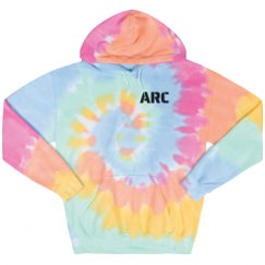 Unisex Tie-Dye Fleece Hoodie