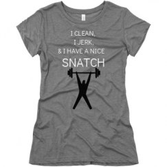 Ladies Slim Fit Super Soft Triblend Tee