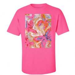 Unisex Ultra Cotton Safety Neon Crewneck Tee