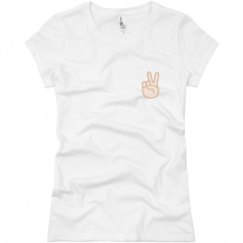 Ladies Slim Fit Basic Promo Jersey Tee