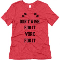 Ladies Relaxed Fit Super Soft Triblend Tee