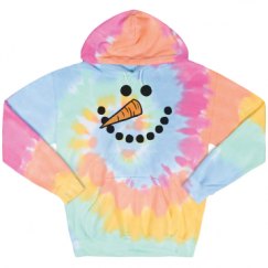 Unisex Tie-Dye Fleece Hoodie