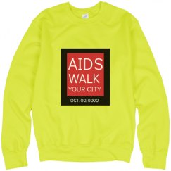 Unisex Neon Crewneck Sweatshirt
