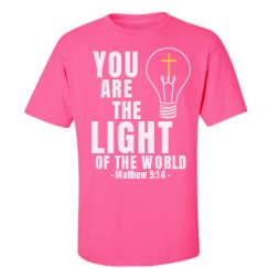 Unisex Ultra Cotton Safety Neon Crewneck Tee