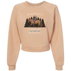 Women's Raglan Pullover Fleece