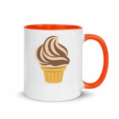 11oz Ceramic Mug with Color Inside