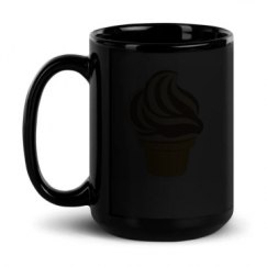 15oz Black Glossy Mug