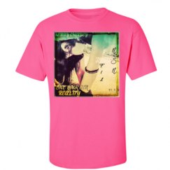 Unisex Ultra Cotton Safety Neon Crewneck Tee