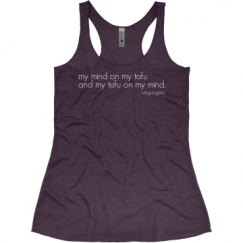 Ladies Slim Fit Super Soft Racerback Triblend Tank