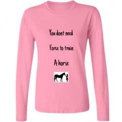 Ladies Relaxed Fit Basic Long Sleeve Tee