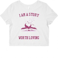 Ladies Slim Fit Crop Top Tee