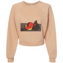 Women's Raglan Pullover Fleece